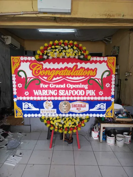 Papan Bunga Ucapan Selamat Grobogan